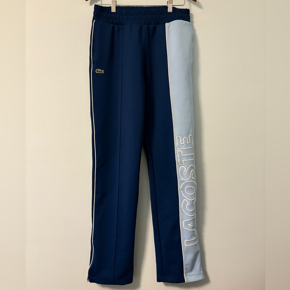 Lacoste L!ve Monochrome Blue Track Pants Small